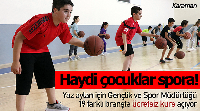 Haydi çocuklar spora