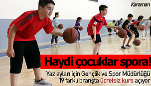 Haydi çocuklar spora