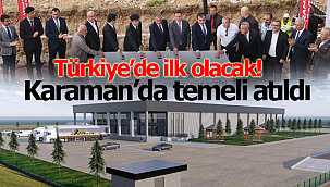 Karaman'da elma borsasının temeli atıldı