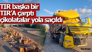 Karaman'da tır kazası 1 yaralı