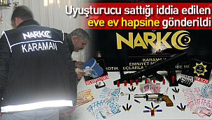 Karaman'da uyuşturucu operasyonu