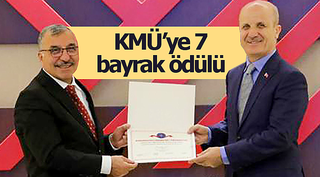 KMÜ'ye 7 bayrak ödülü