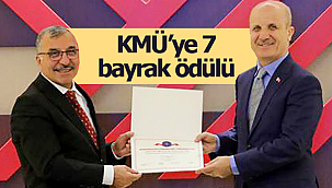 KMÜ'ye 7 bayrak ödülü