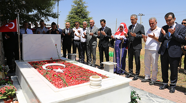 Karaman'da 15 Temmuz'da şehitler anıldı