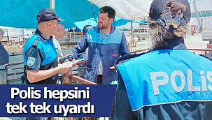 Polis kurban satıcılarını tek tek uyardı