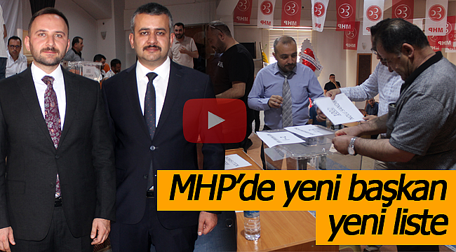 MHP'de yeni başkan yeni liste