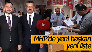 MHP'de yeni başkan yeni liste