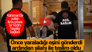 Polisin ikna çabası bir kadını hayata bağladı