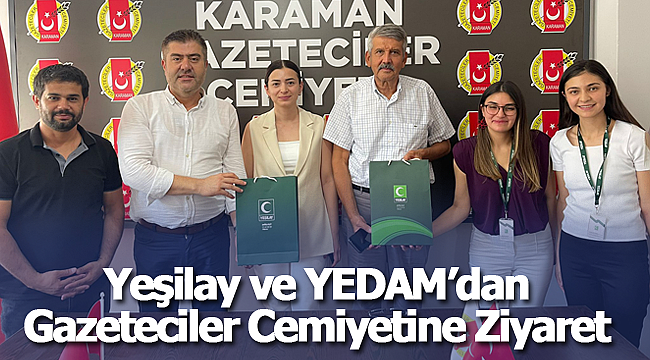 Yeşilay ve YEDAM'dan Gazeteciler Cemiyetine ziyaret