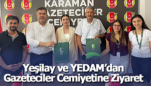 Yeşilay ve YEDAM'dan Gazeteciler Cemiyetine ziyaret