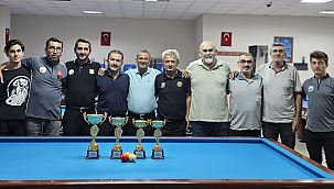 3 bant bilardo il kontenjanı müsabakaları tamamlandı