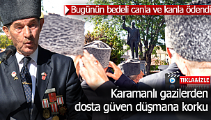 Bugünün bedeli canla ve kanla ödendi