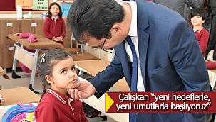 Çalışkan "yeni hedeflerle, yeni umutlarla başlıyoruz"
