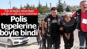 Polis onların tepesine bindi