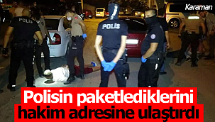 Polis paketledi, hakim adrese teslim etti