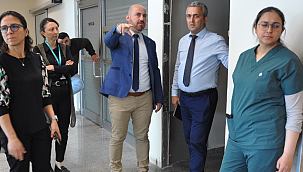 İl müdürü Yurdakul'dan hastane ziyareti