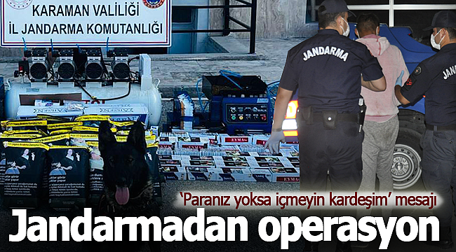 Jandarma basmacıyı bastı