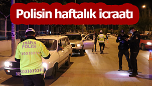 Polisin haftalık icraatı yayınlandı