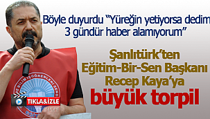 Hamza Şanlıtürk el yükseltti