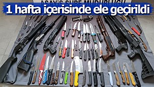 Karaman'da 1 haftalık bilanço