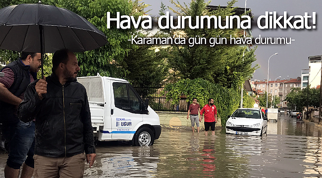 Karaman'da hava durumu