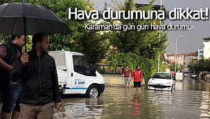 Karaman'da hava durumu
