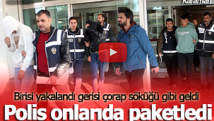 Polis onlarıda paketledi