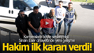 Sinan Eser cinayetinde yeni gelişme