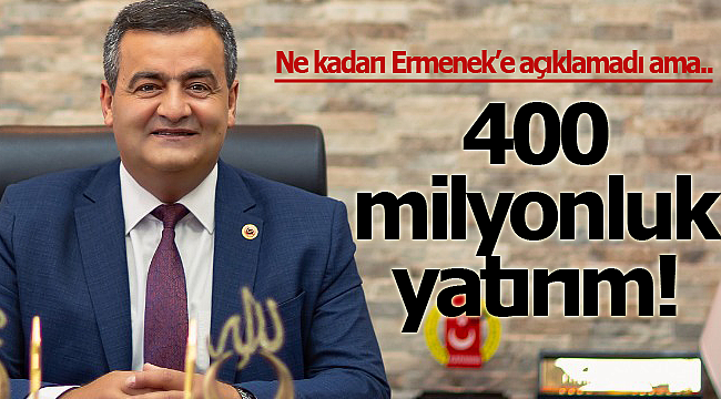 Başkan Çayır açıkladı; Karaman'a 400 milyonluk yatırım