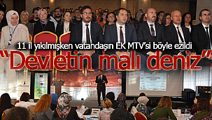 "Devletin malı deniz"