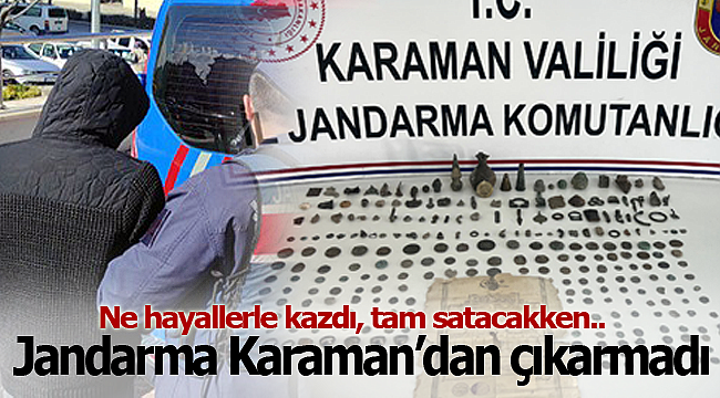Jandarma Karaman'dan çıkarmadı
