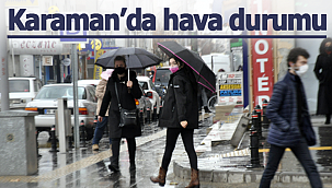 Karaman'da hava durumu