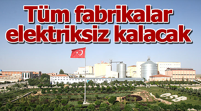 Karaman OSB'de kesinti olacak