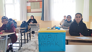 Öğrenciler 'Mavi Kapak' ile umut oluyor