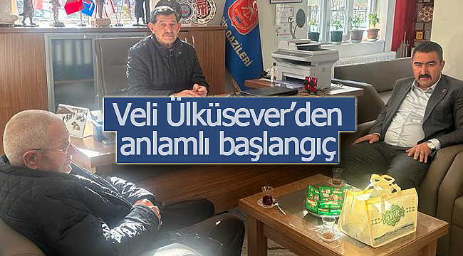 Veli Ülküsever'den anlamlı başlangıç