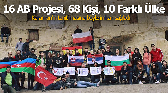 16 AB Projesi, 68 Kişi, 10 Farklı Ülke
