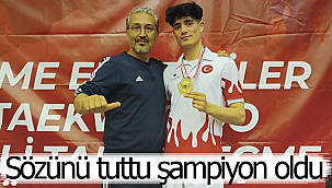 Ali Can Fındık, sözünü tuttu şampiyon oldu