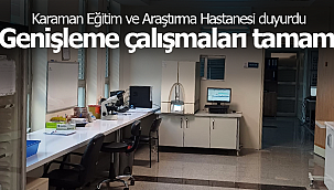 Hastanede genişleme çalışması tamamlandı