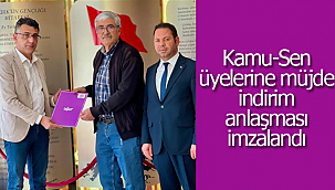 Kamu-Sen üyelerine özel indirim anlaşması imzalandı