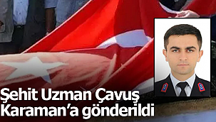 Karamanlı uzman çavuş şehit oldu