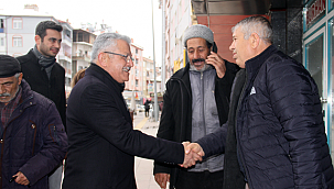 Recep Hoca İmaret esnafıyla birlikteydi