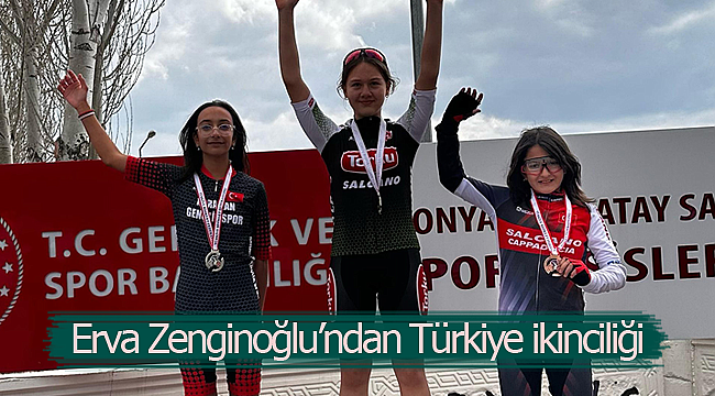 Erva Zenginoğlu'ndan Türkiye ikinciliği