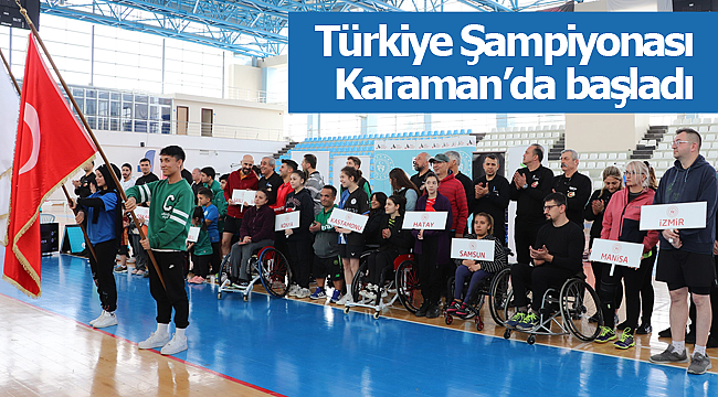 Türkiye Şampiyonası Karaman'da başladı