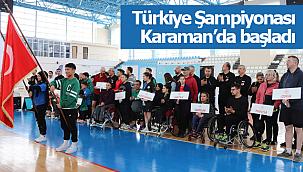Türkiye Şampiyonası Karaman'da başladı