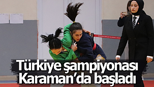 Türkiye şampiyonası Karaman'da başladı