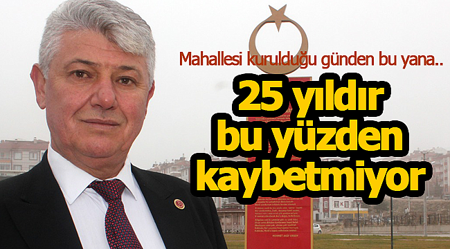 Ülküsever 25 yıldır bu yüzden kaybetmiyor