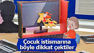 Çocuk istismarına böyle dikkat çektiler