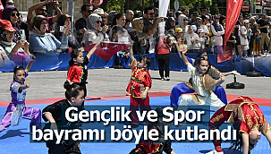 Gençlik ve Spor bayramı kutlandı