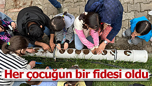 Her çocuğun bir çilek fidesi oldu
