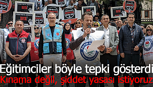 Kınama değil, şiddet yasası istiyoruz
